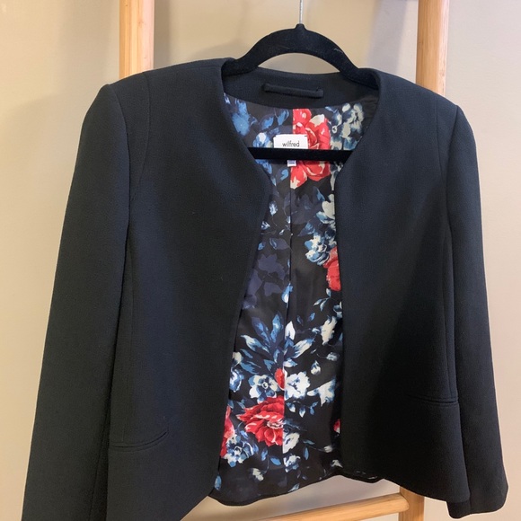 Aritzia/Wilfred Cropped Blazer - Picture 4 of 7